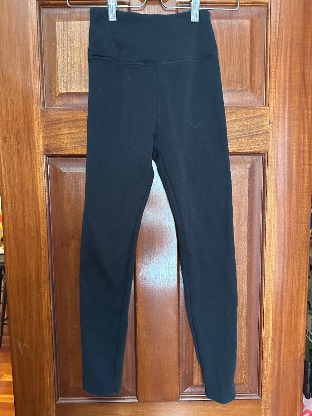 Tuff Athletics Girls Black High Rise Leggings Size 10/12 Athletic Leggings